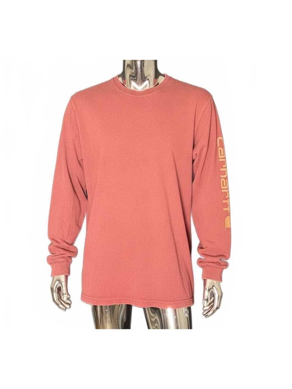 Carhartt Loose Fit Long Sleeve Shirt 4XL Men's Size Rust Red